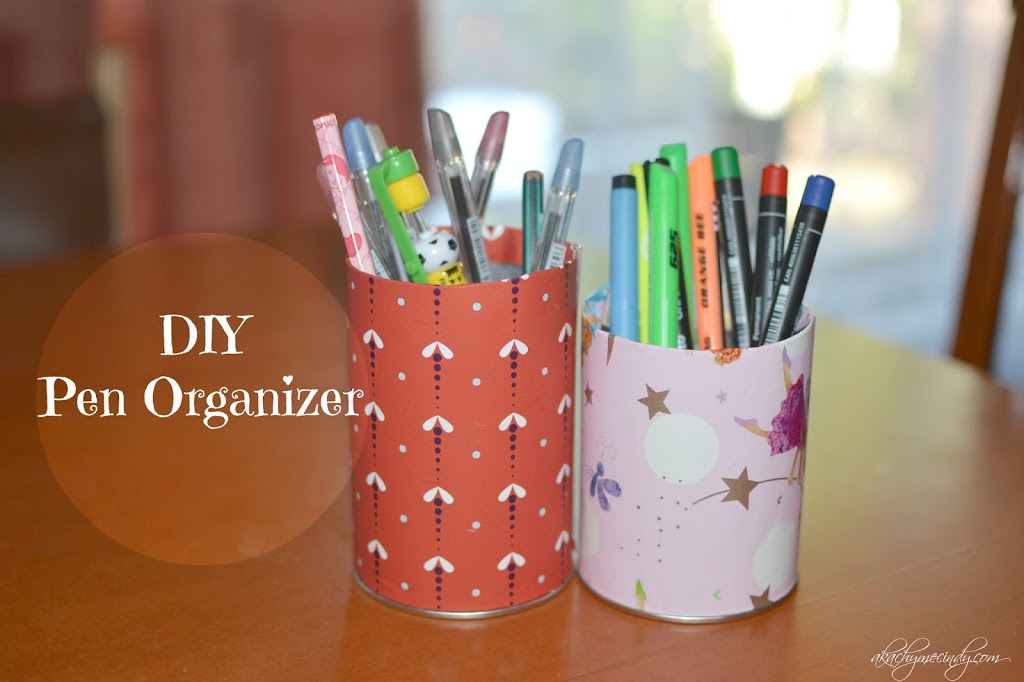 DIY: Pen Organizer (Using Pringles Cans)