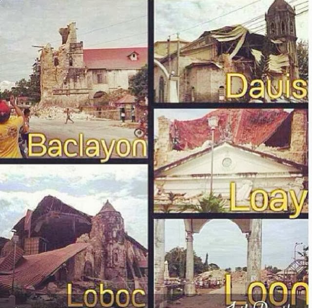 Thoughts On Bohol And Cebu Earthquake