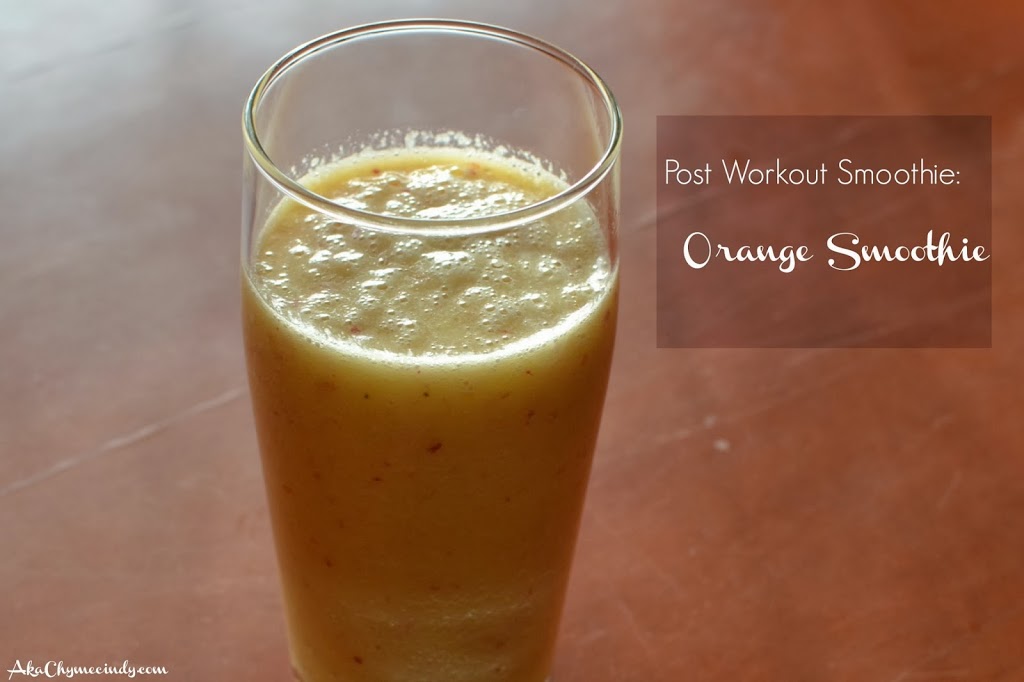 Post Workout Smoothie / Orange Smoothie