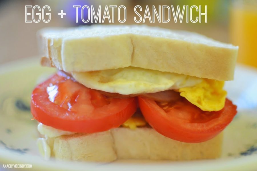 Egg And Tomato Sandwich